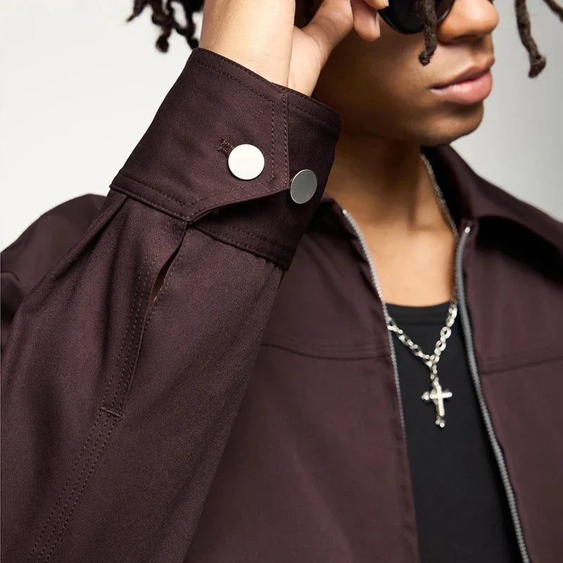 Cropped Cargo Jacket — vista laterale