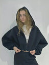 Y2K Cropped Full Zip Up Hoodie