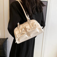 Cute Bow Tie Underarm Handbag — vista laterale