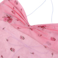 Cute Pink Mesh Halter Top — in alternativa