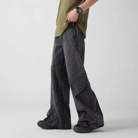 Cyber Baggy Vintage Boot Cut Jeans — vista laterale