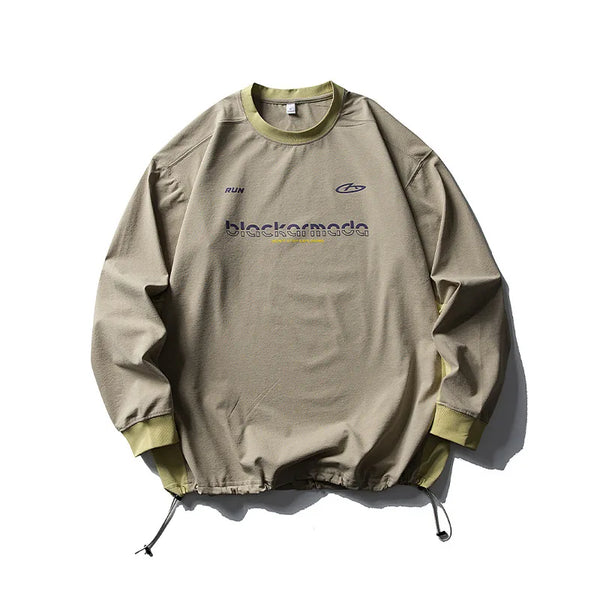 Cyber Track Techwear Fitness Long Sleeve Top — vista frontale