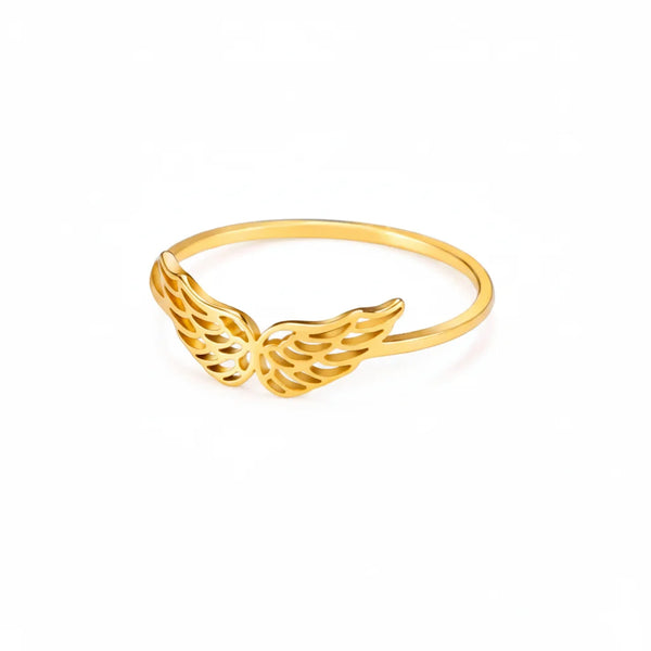 Dainty Aesthetic Butterfly Ring — vista frontale