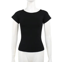 Dark Angel Graphic Mesh Baby Tee — vista laterale