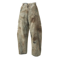 Dirty Wash Baggy Jeans — vista frontale