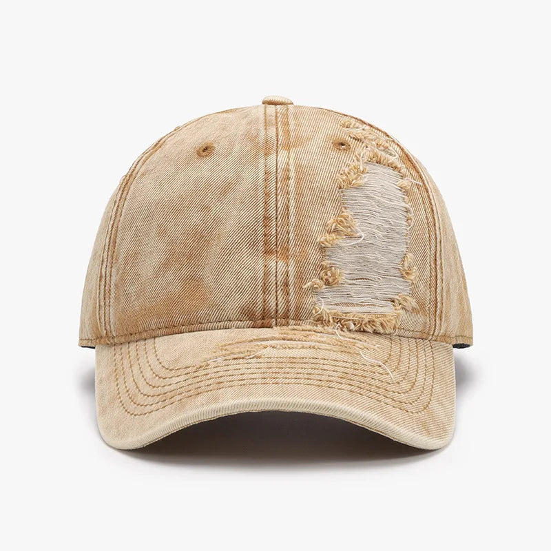 Distressed Baseball Cap — vista posteriore