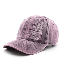 Distressed Baseball Cap — vista frontale