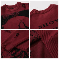 Distressed Priest Salvation Graphic Jumper — vista laterale