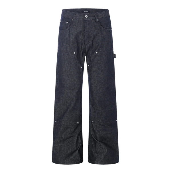 Double Knee Raw Cargo Carpenter Jeans — vista frontale