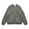 Y2K Double Zip Up Bomber Jacket