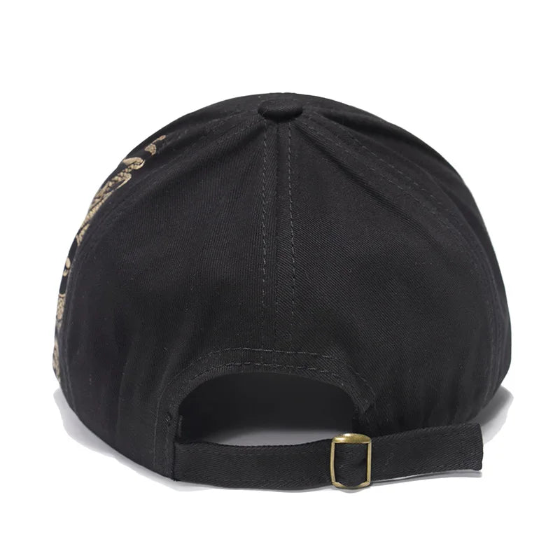 Dragon Print Baseball Cap — vista laterale