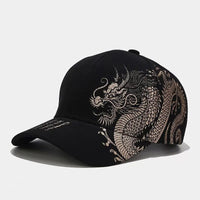 Dragon Print Baseball Cap — vista frontale