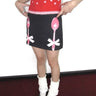 Y2K Eat Me Print A Line Mini Skirt