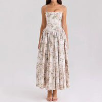 Elegant Floral Midi Dress — in alternativa