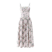 Elegant Floral Midi Dress — dettaglio
