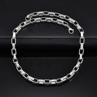 Embossed Rectangle Chain Necklace — in alternativa