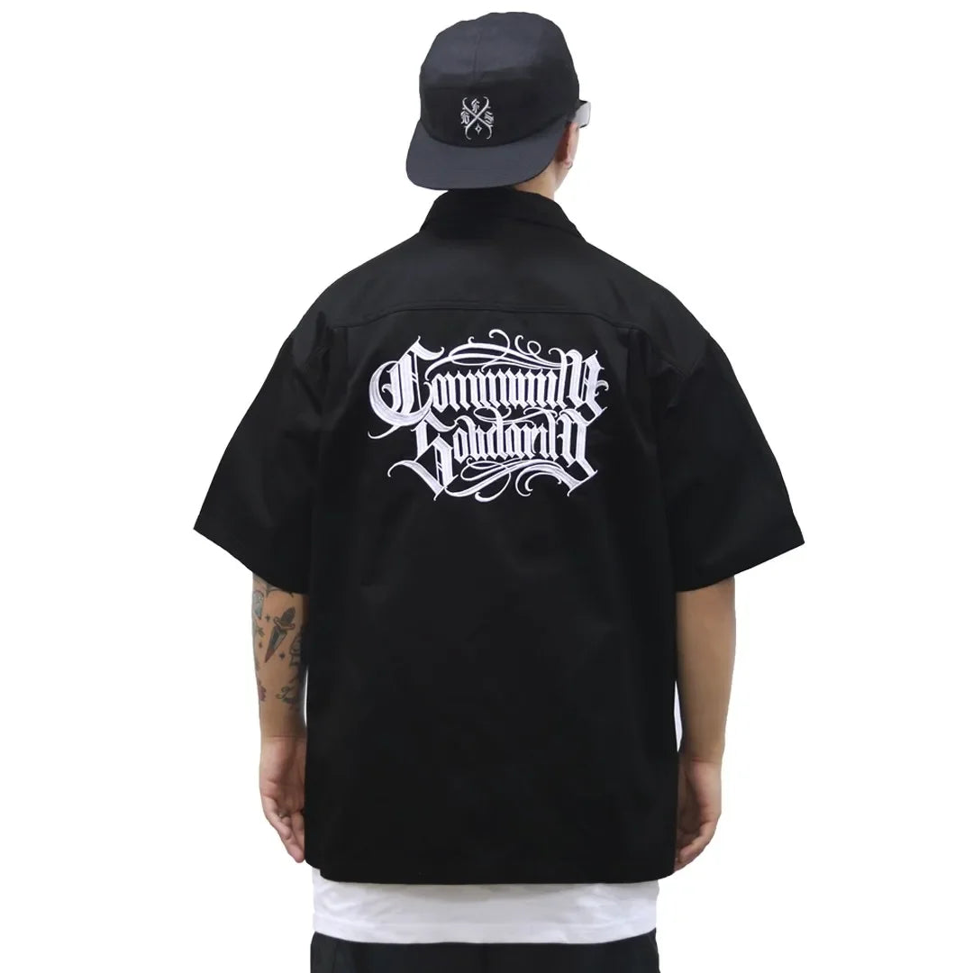 Embroidered Safari Style Work Shirt — in alternativa