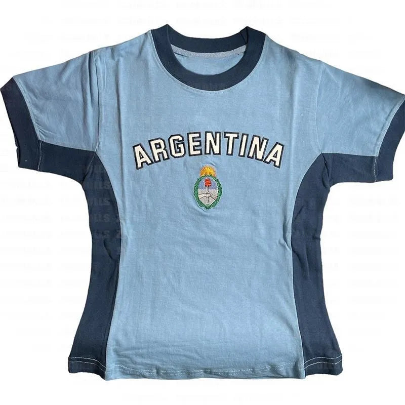 England Crop Top — vista frontale