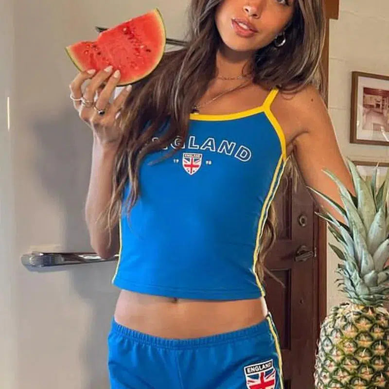 England Tank Top Blue — in alternativa