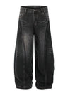 Y2K Essential Black Baggy Jeans