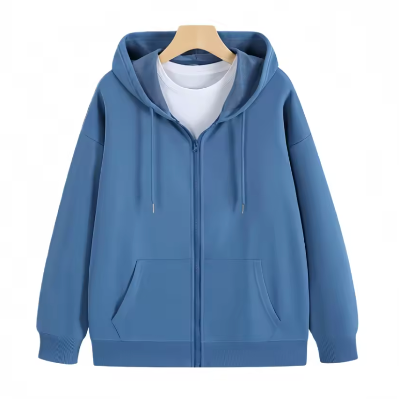 Essential Womens Zip Up Hoodie — dettaglio