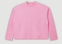 Essentials Acid Wash Waffle Knit Boxy Long Sleeve Top — in alternativa