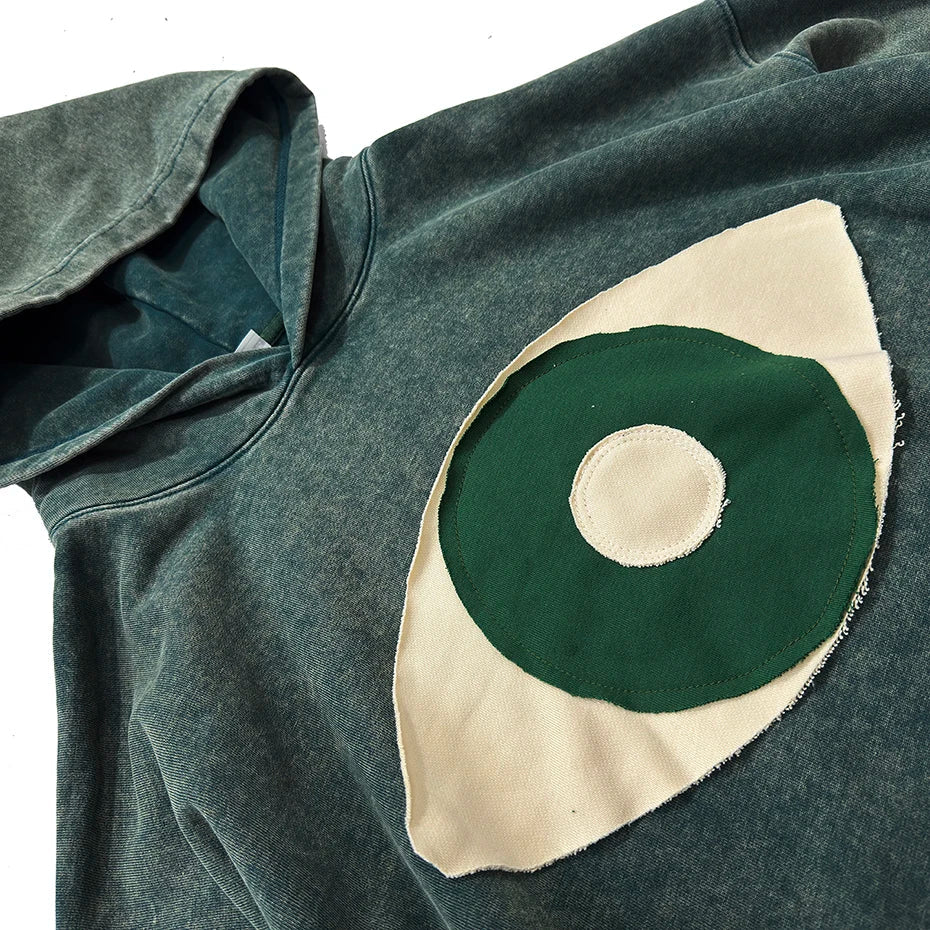 Evil Eye Rough Cut Washed Hoodie — in alternativa
