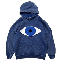 Evil Eye Rough Cut Washed Hoodie — vista frontale
