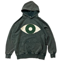 Evil Eye Rough Cut Washed Hoodie — vista posteriore