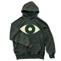 Evil Eye Rough Cut Washed Hoodie — dettaglio