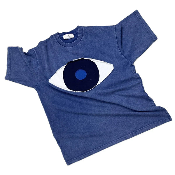 Y2K Evil Eye Washed T Shirt