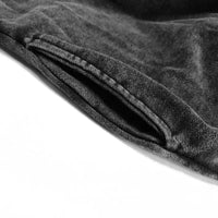 Eyes Eyes Eyes Graphic Washed Black Hoodie — dettaglio della stampa