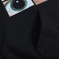 Eyes and Eyes Graphic Hoodie — dettaglio del tessuto