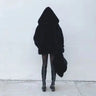 Y2K Faux Fur Velvet Hooded Jacket