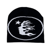 Flaming Head Jacquard Beanie — dettaglio