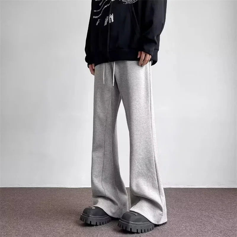 Flared Sweatpants Jogger Trousers — dettaglio