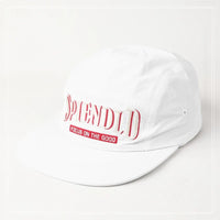 Flat Brim Embroidered Baseball Cap — vista frontale