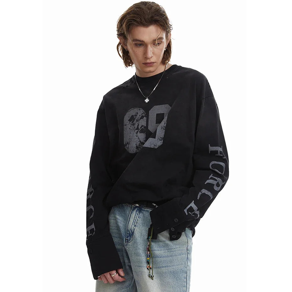 Force Graphic Long Sleeve Top — dettaglio