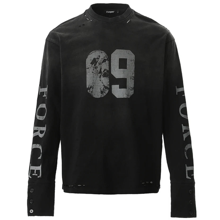 Force Graphic Long Sleeve Top — vista frontale