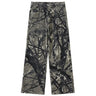 Y2K Forest Camo Baggy Jeans
