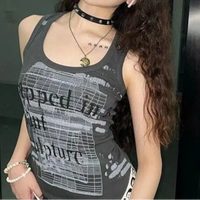 Free Me Graphic Tank Top — vista posteriore
