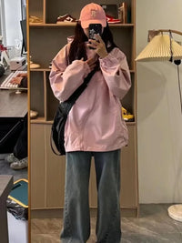 Gorpcore Pink Track Windbreaker Jacket — dettaglio