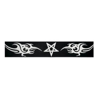Gothic 'Satan Club' Graphic Scarf — vista completa