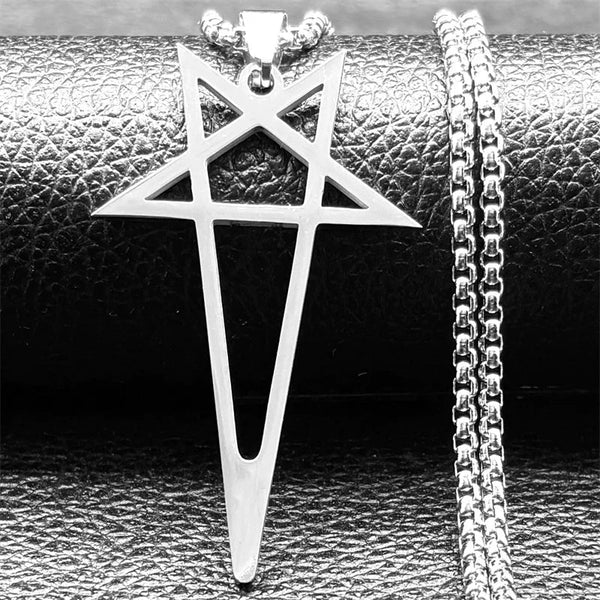 Y2K Gothic Star Pendant Necklace