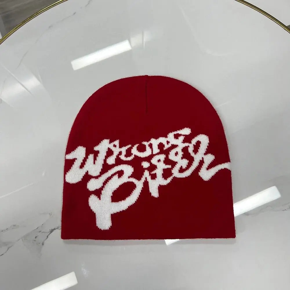 Graffiti Spray Graphic Beanie — vista laterale