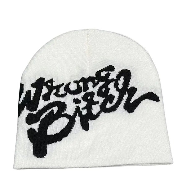 Graffiti Spray Graphic Beanie — vista frontale