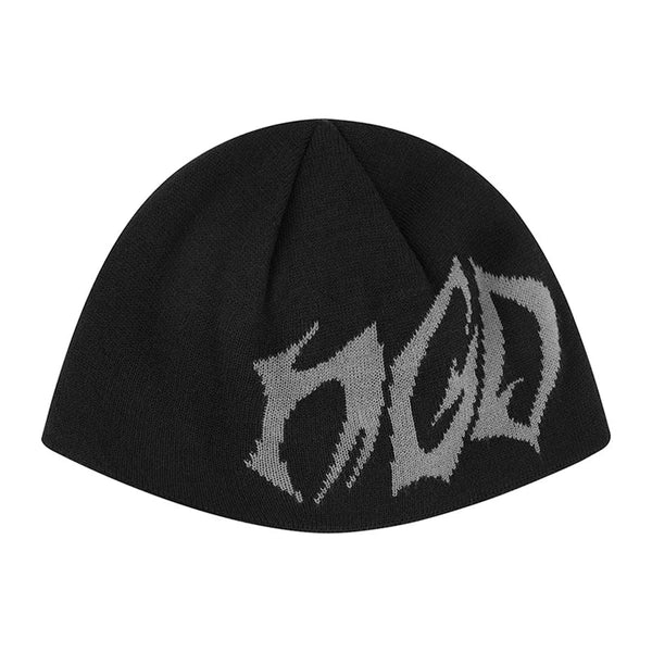 Graffiti Tag Graphic Beanie — vista frontale