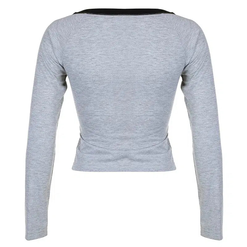 Graphic Long Sleeve Top — dettaglio della stampa