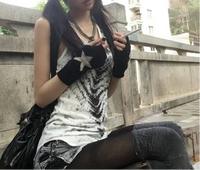 Grunge Monochrome Tank Top — dettaglio
