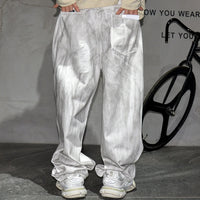 Grungey White Baggy Denim Jeans — in alternativa